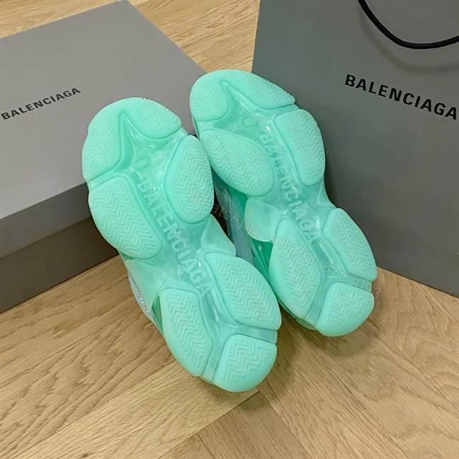 View 9 of BALENCIAGA MEN’S TRIPLE S SNEAKER CLEAR SOLE – BB187