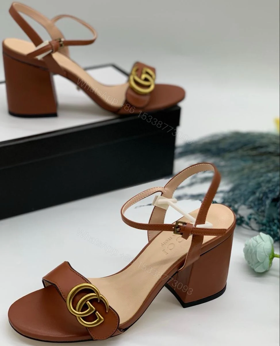 View 2 of BUY FIRST COPY GUCCI MARMONT BLOCK HEELS FOR LADIES