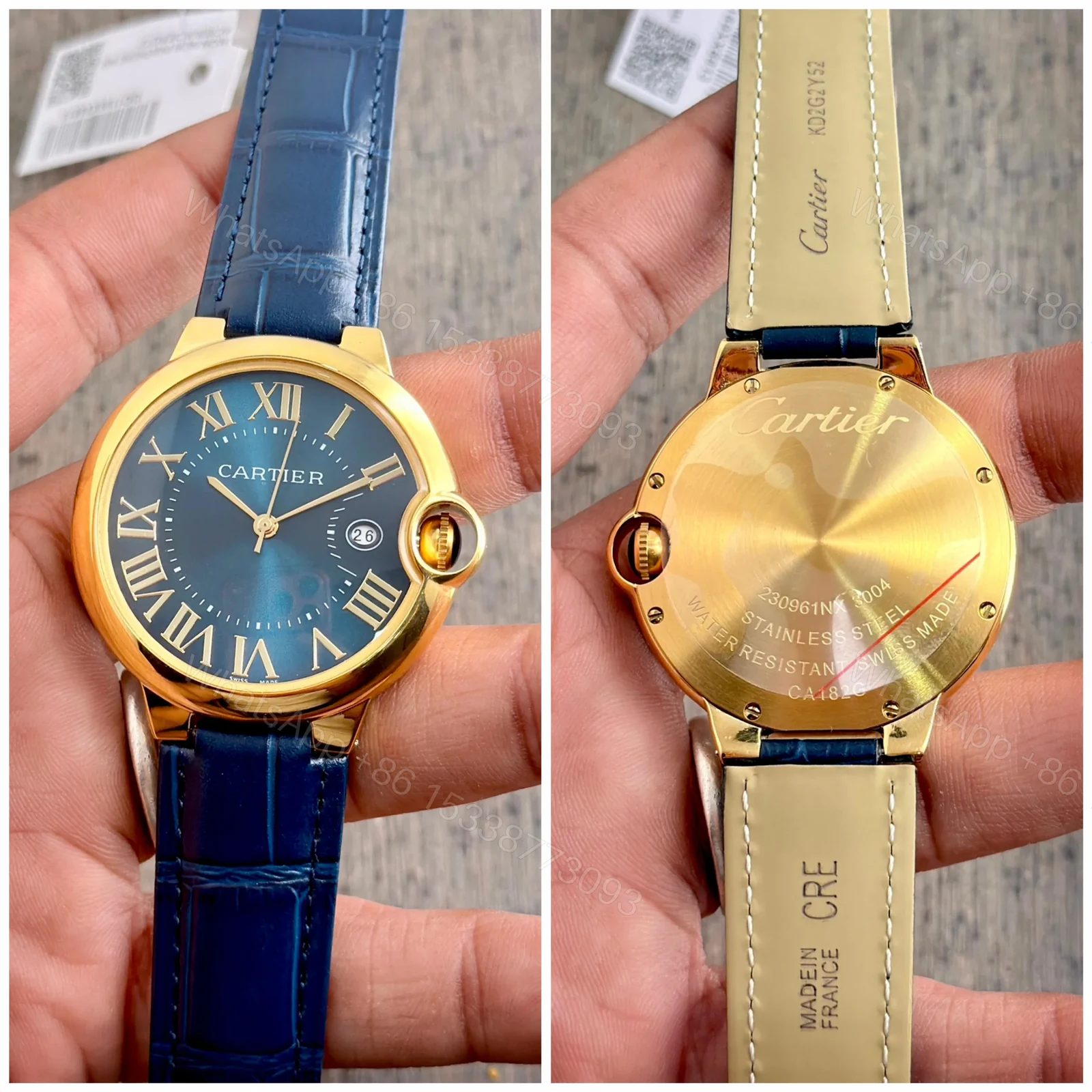 View 4 of Cartier Ballon Bleu Blue Dial Luxury Edition