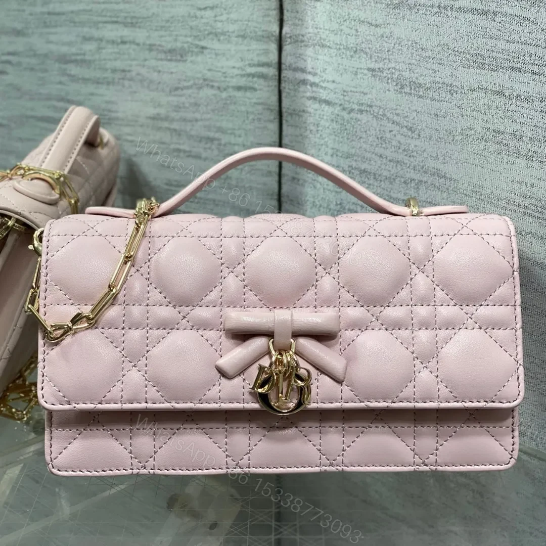 Dior My Dior Bag in Pink Cannage lambskin — view 1