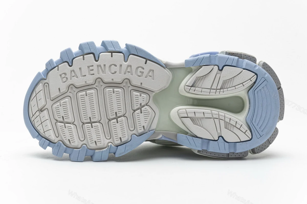 View 8 of Balenciaga Track 2 Sneaker White Light Blue 568615 W2GN3 9045
