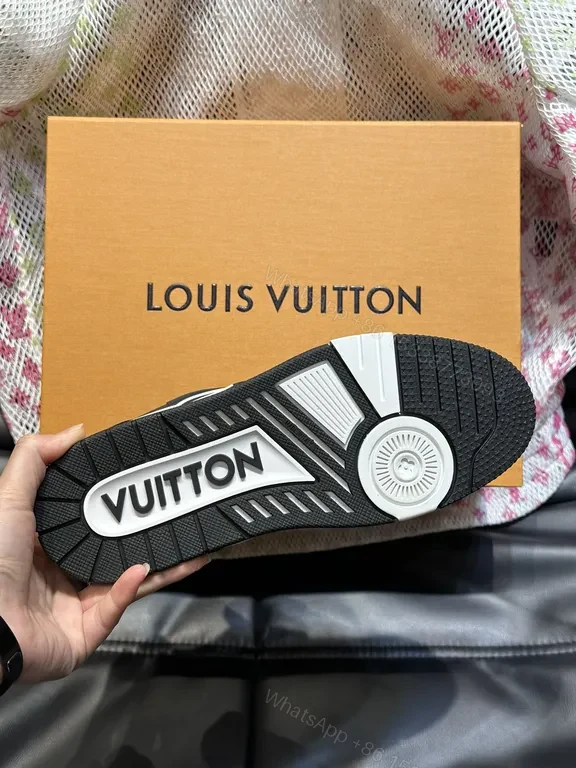 View 7 of Modern Signature Sneaker: Premium Leather, Minimalist LV-Inspired Design