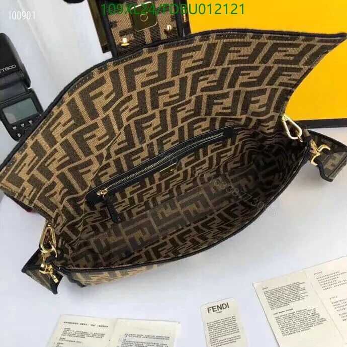 View 3 of Fendi Baguette Fabric Bag FDBU07452 – Chic and Stylish