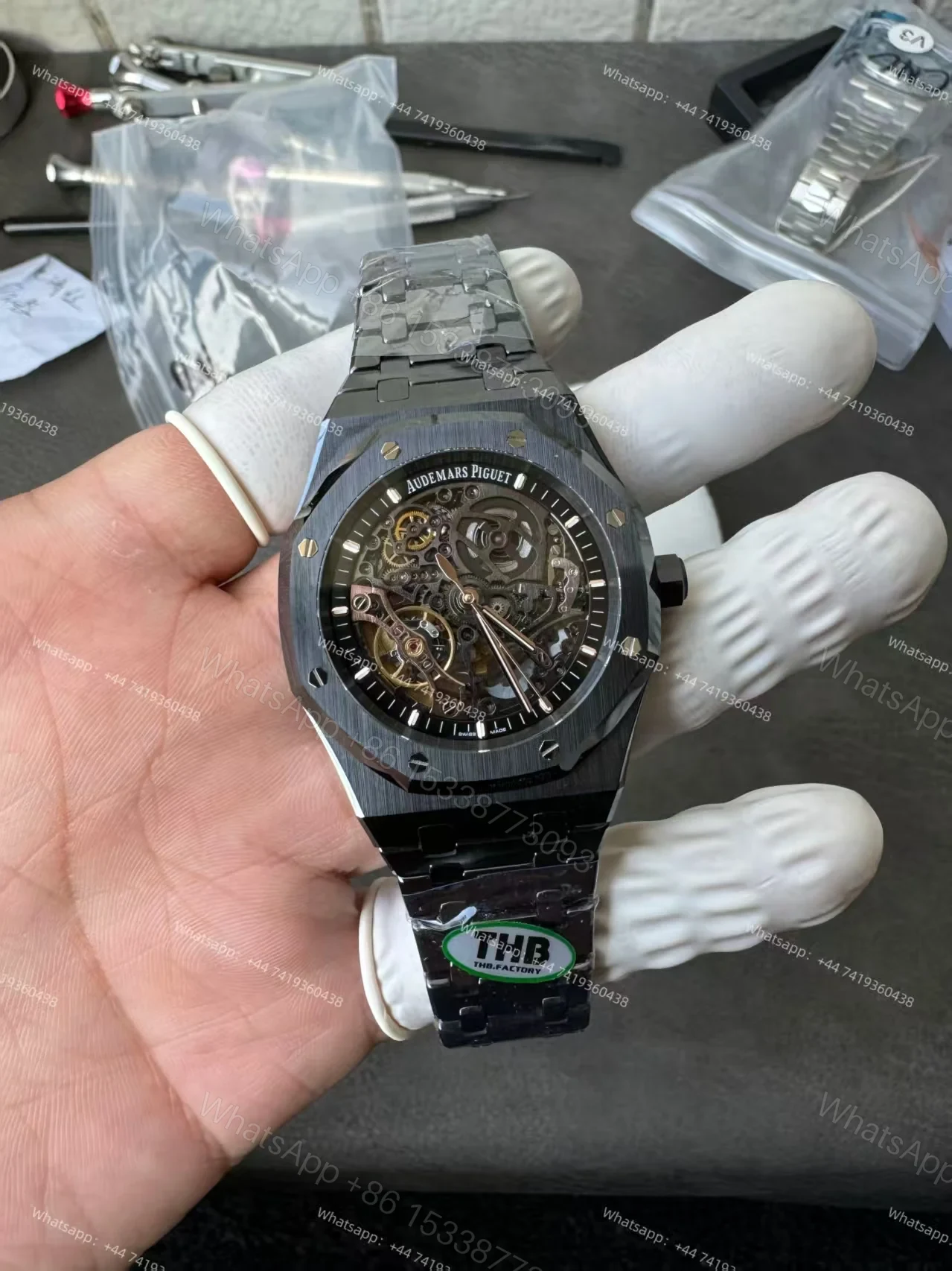 Audemars Piguet Super Clone Royal Oak 15407 Ceramic Skeleton Dial 41MM — view 1