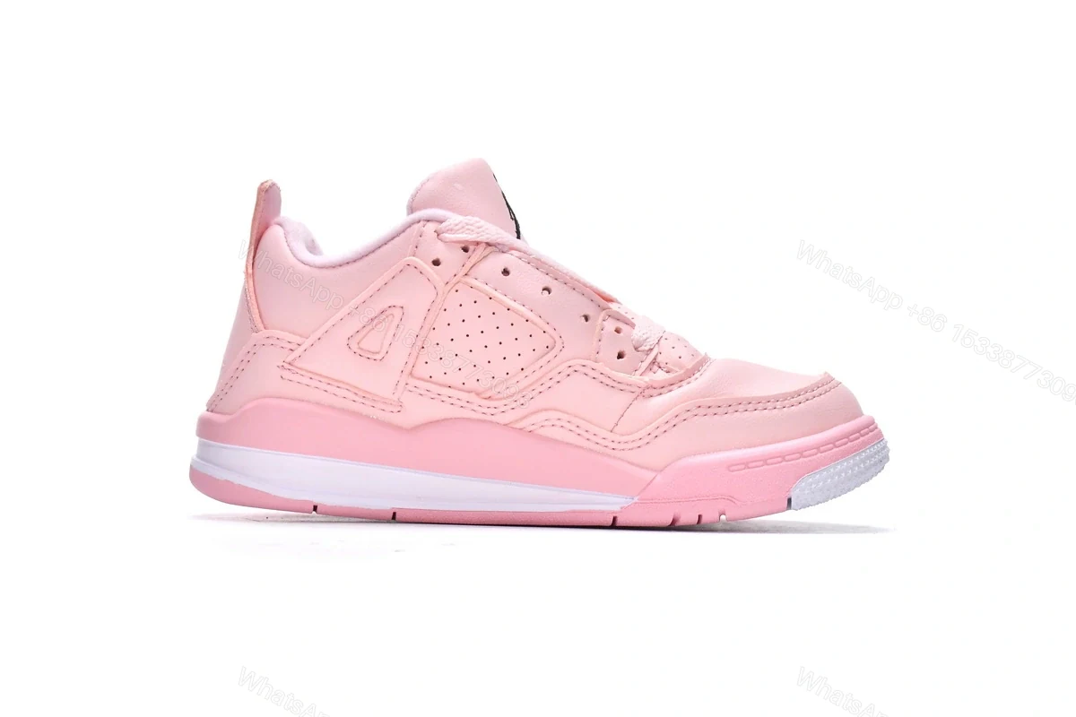 View 3 of Jordan 4 Kids Shoes Retro Pink CV9388-106