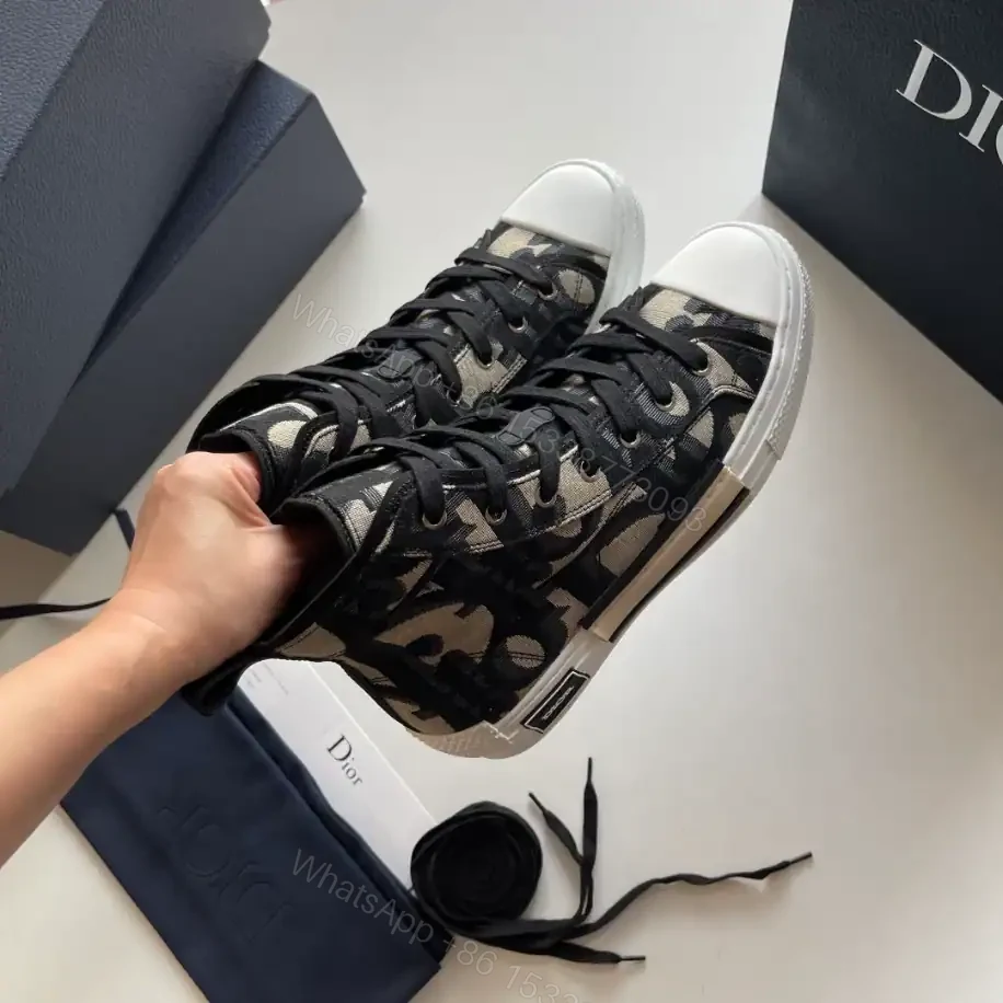 View 6 of B23 HIGH-TOP SNEAKER MAXI DIOR OBLIQUE JACQUARD – CD119