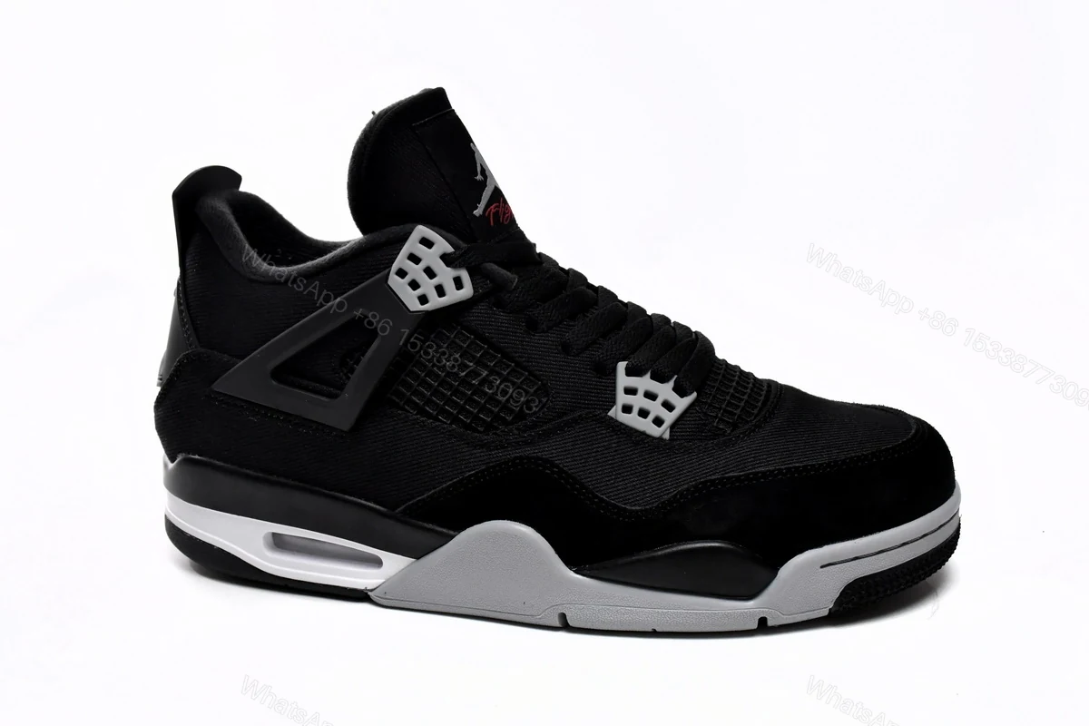 View 10 of Air Jordan 4 Retro Black Canvas DH7138-006(Top quality )