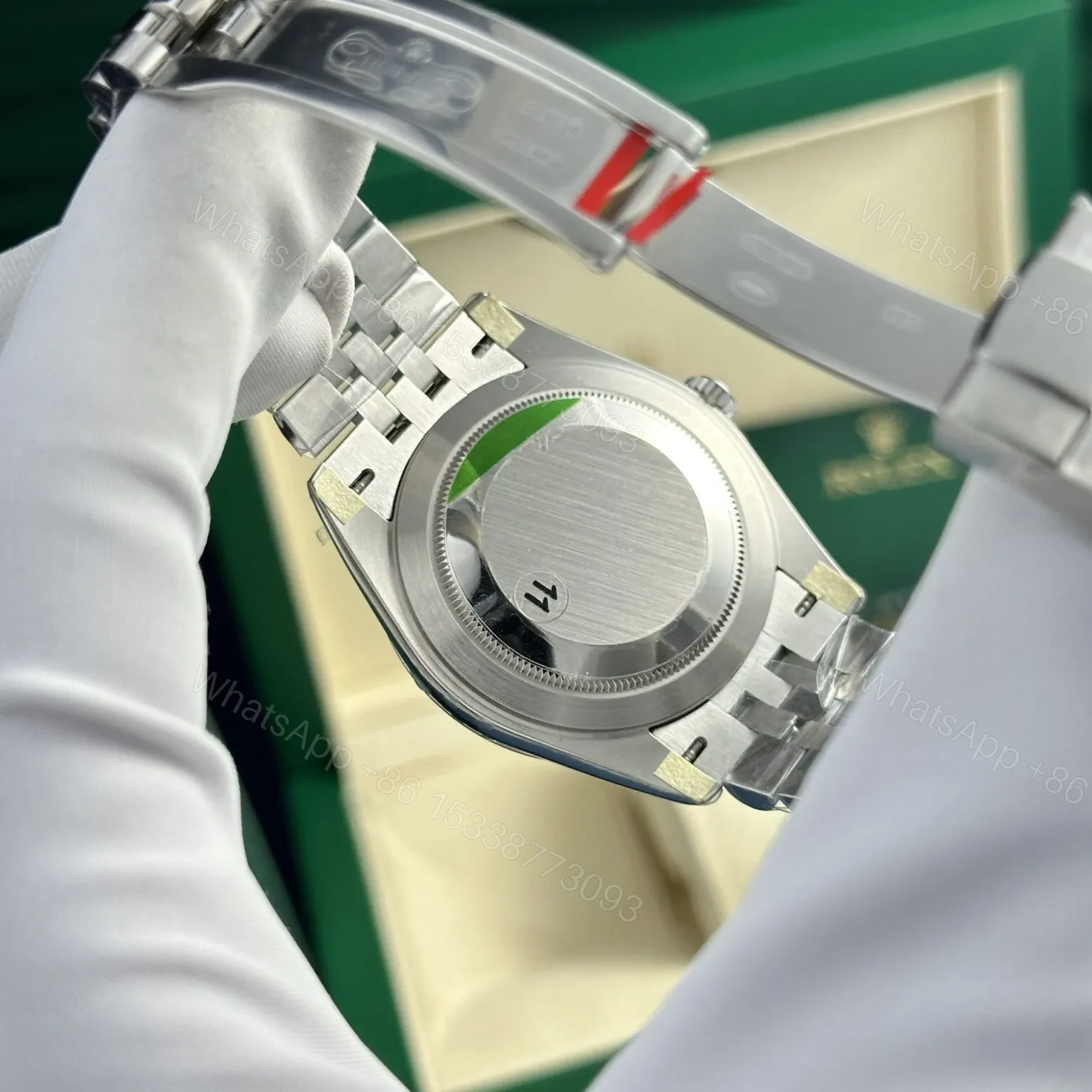 View 6 of Replica Rolex Datejust Silver Dial 16220 36 mm