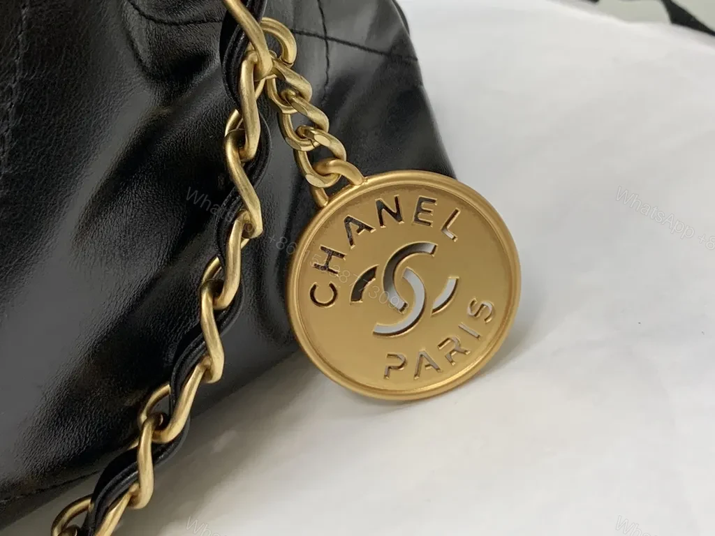 View 9 of Chanel-Inspired Quilted Leather Tote - Luxury Everyday Carry