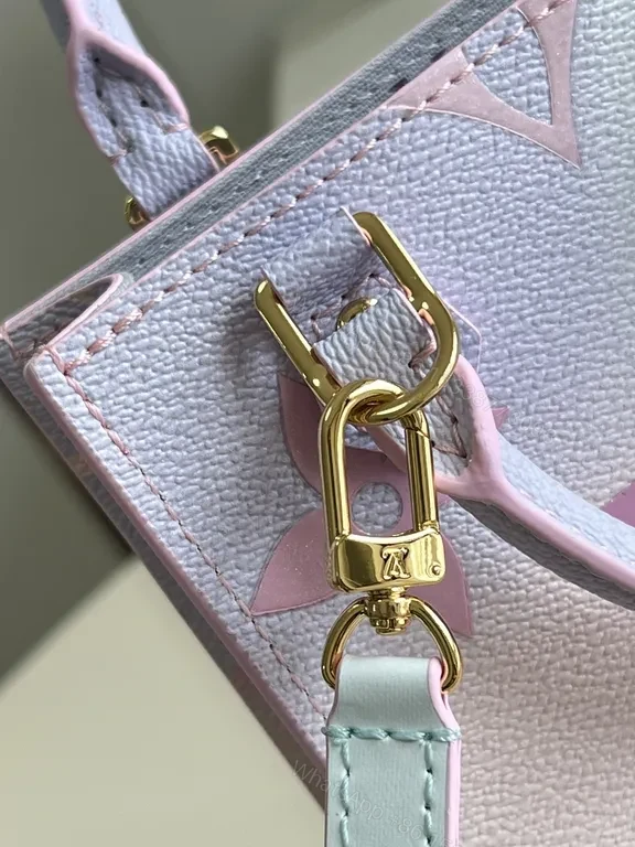 View 7 of Pastel Gradient Mini Handbag: Luxe LV-Style, Compact Chic