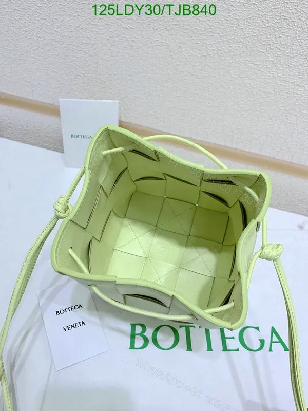 View 77 of Bottega Veneta Small Cross-Body Bucket Bag in Red BVF4722