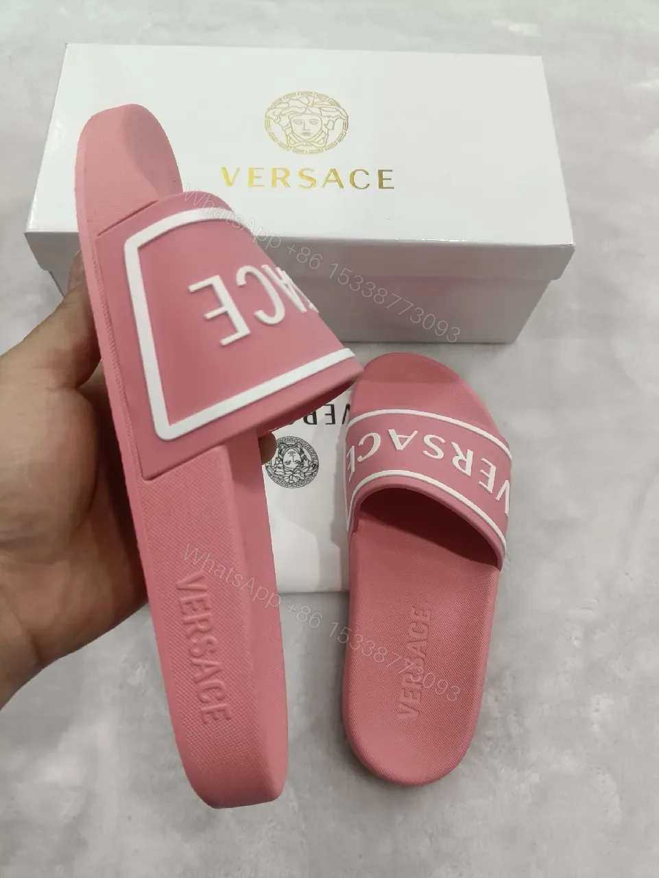 View 6 of Textured Pink Slides: Bold Branding, Everyday Luxury