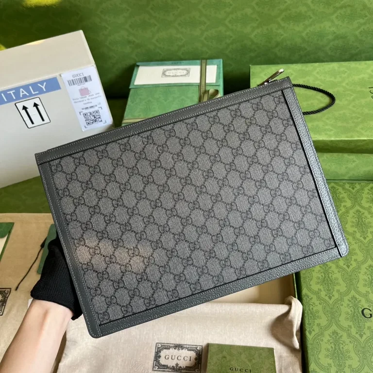 View 5 of G GG Supreme Crossbody: Luxury Coated Canvas Bag