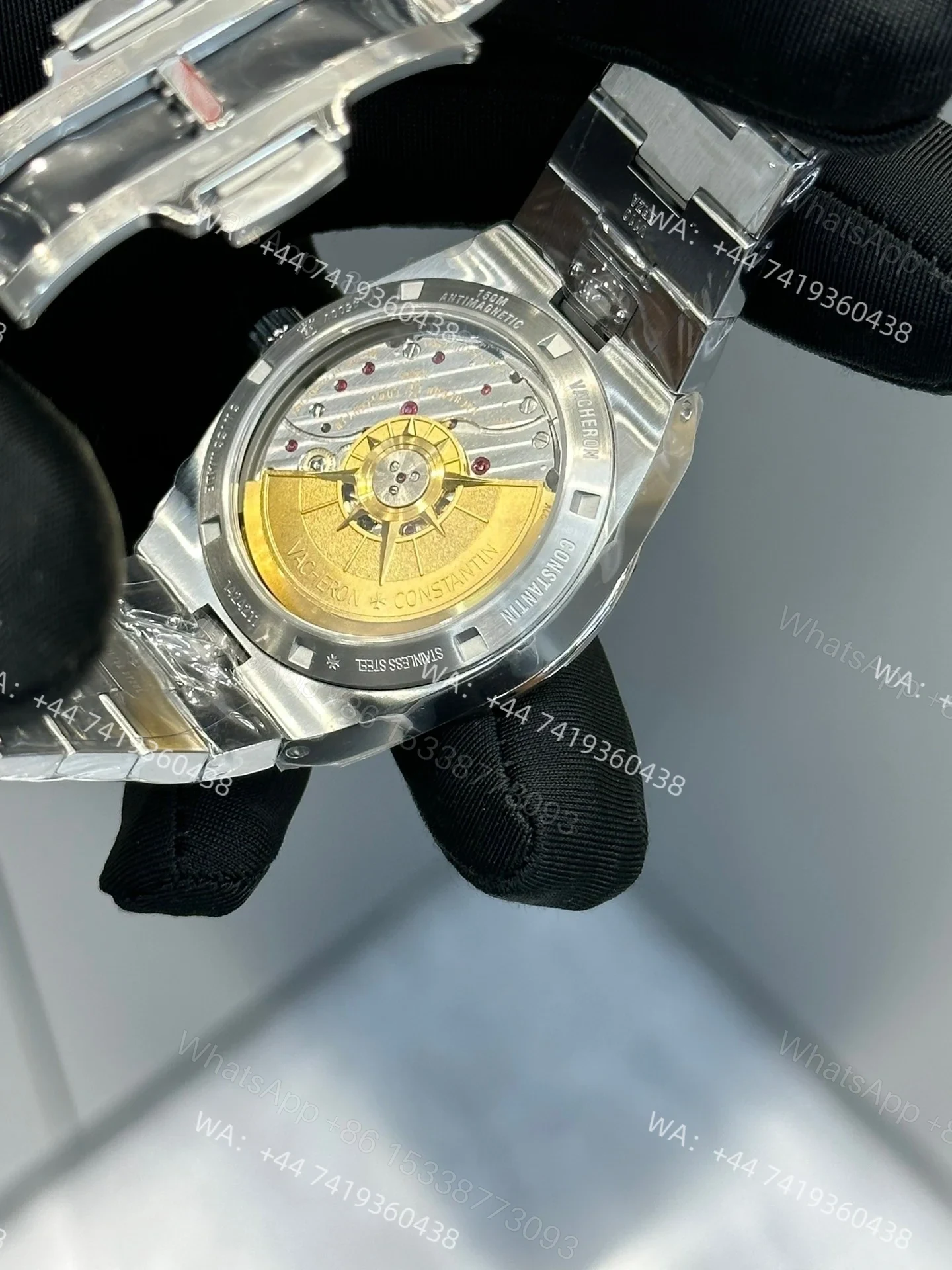 View 3 of Super Clone Vacheron Constantin Overseas 4500V/110A-B146 – Stainless Steel Coffee Dial Watch