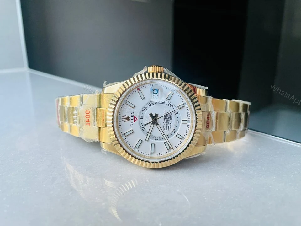 View 4 of Noob FACTORY 1:1 Rolex Skydweller SS/YG Best Edition White Dial A23J