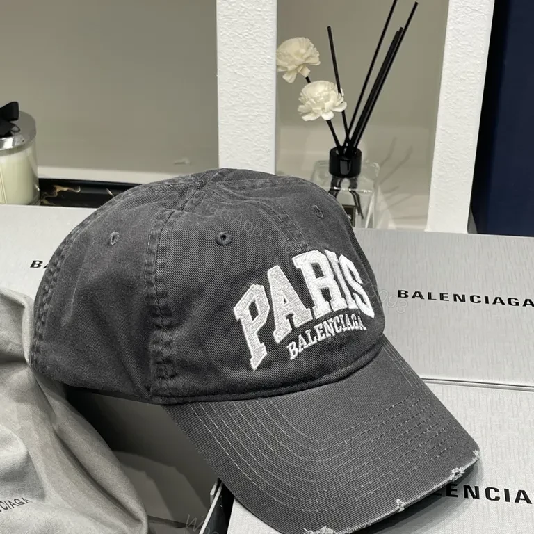 View 8 of Paris-Balenciaga Logo Cap: City-Chic Comfort Cap