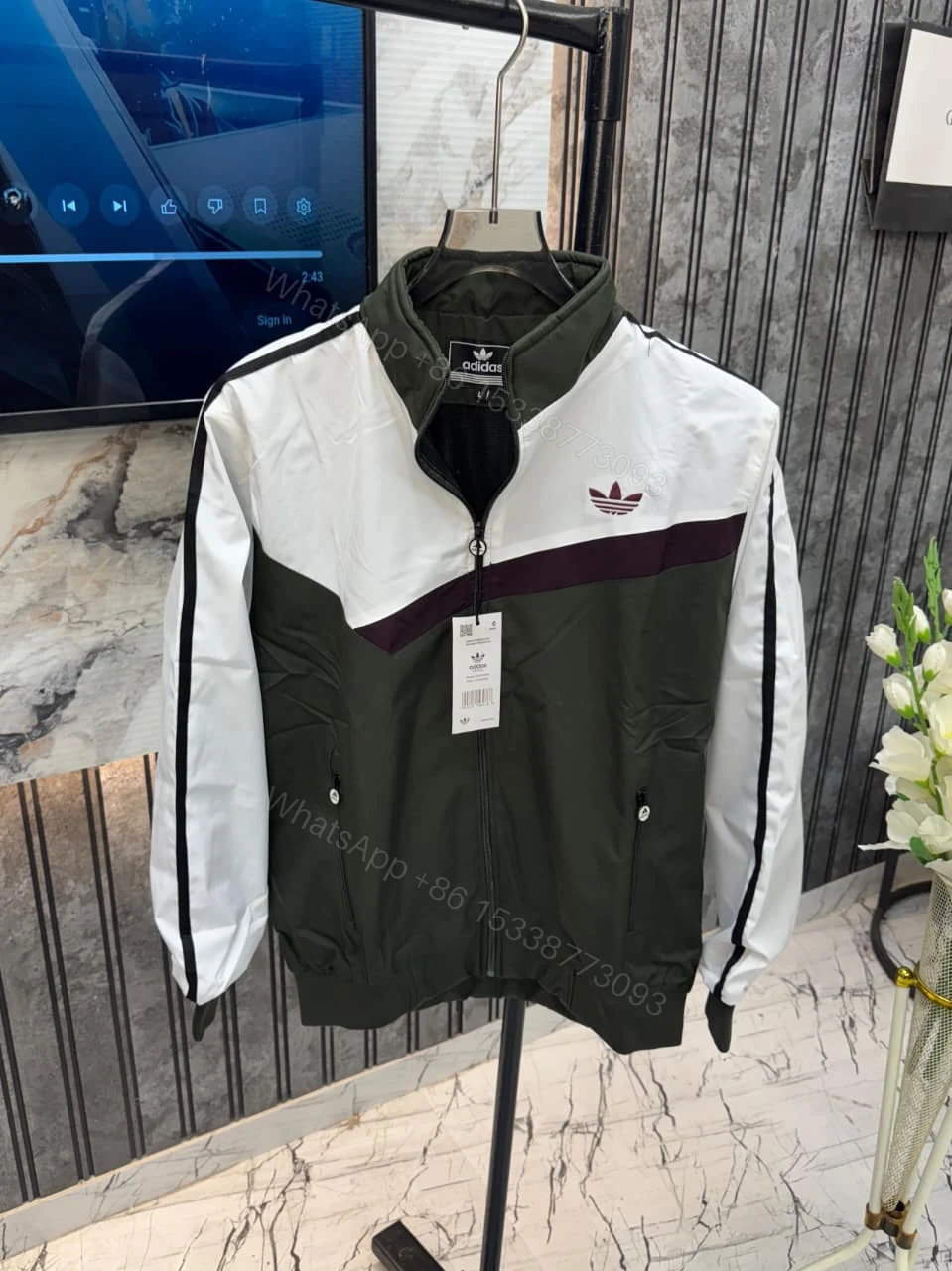 View 5 of FIRST COPY Adidas Imported Very Premium Windbreaker Jacket
