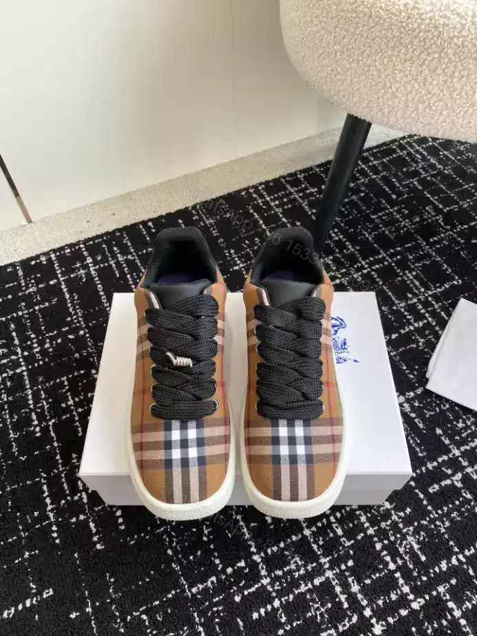 View 2 of BURBERRY RANGLETON CHECK SNEAKERS – BBR102