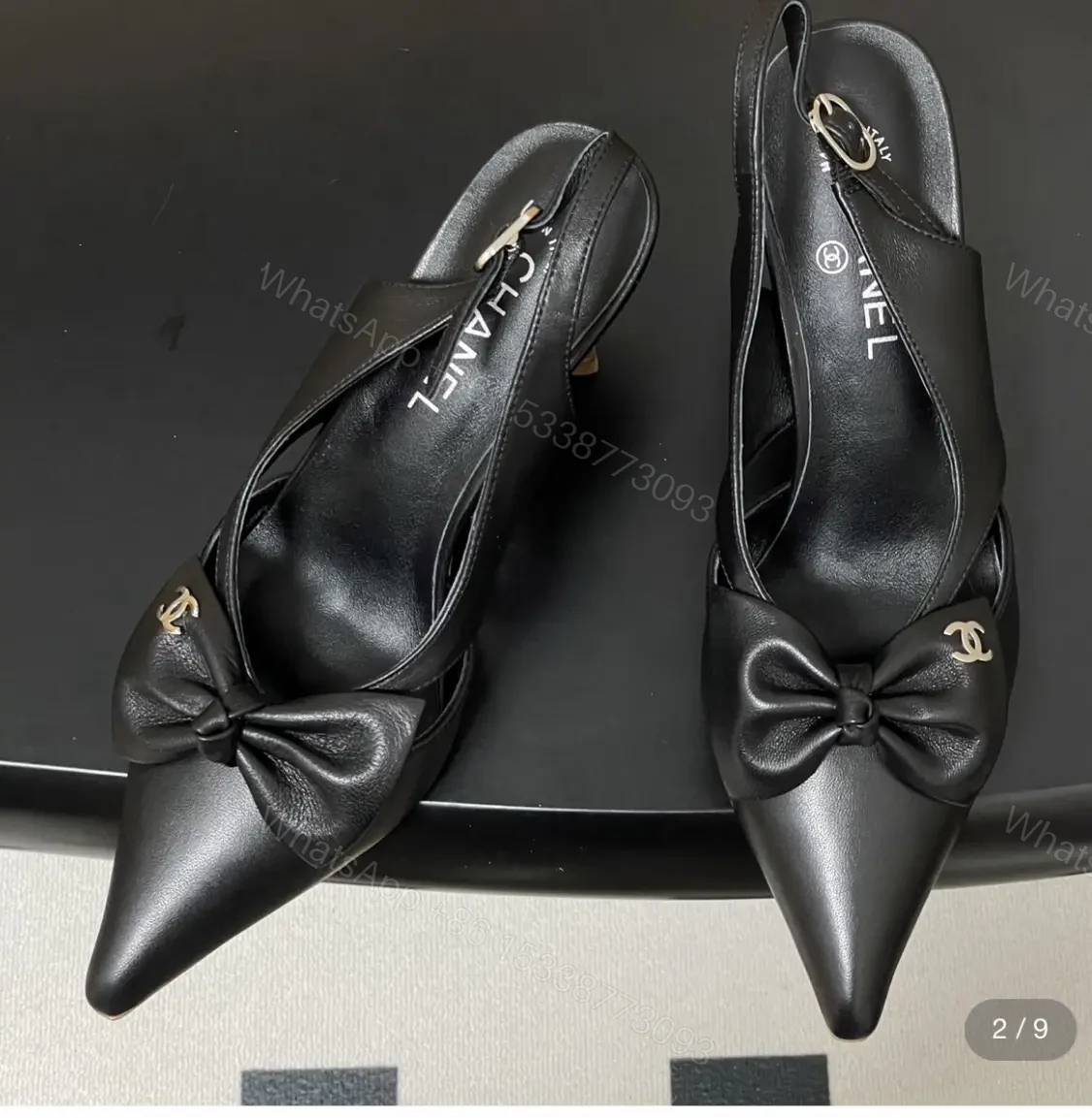 Chanel slingback pumps — view 1