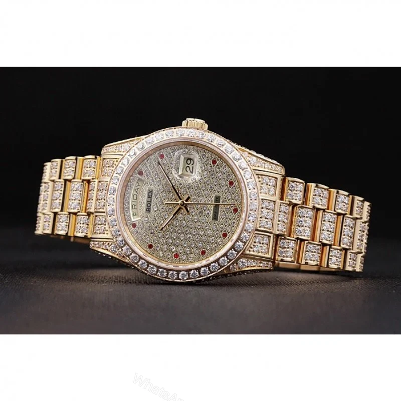 View 5 of Superclone Rolex Day-Date Diamond Dial 621615 37 mm