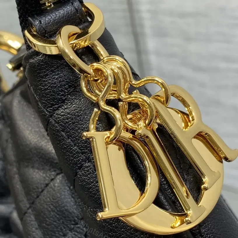 View 7 of 高仿Dior*Walk'n系列M451M900小牛皮手提單肩包黑色免檢版