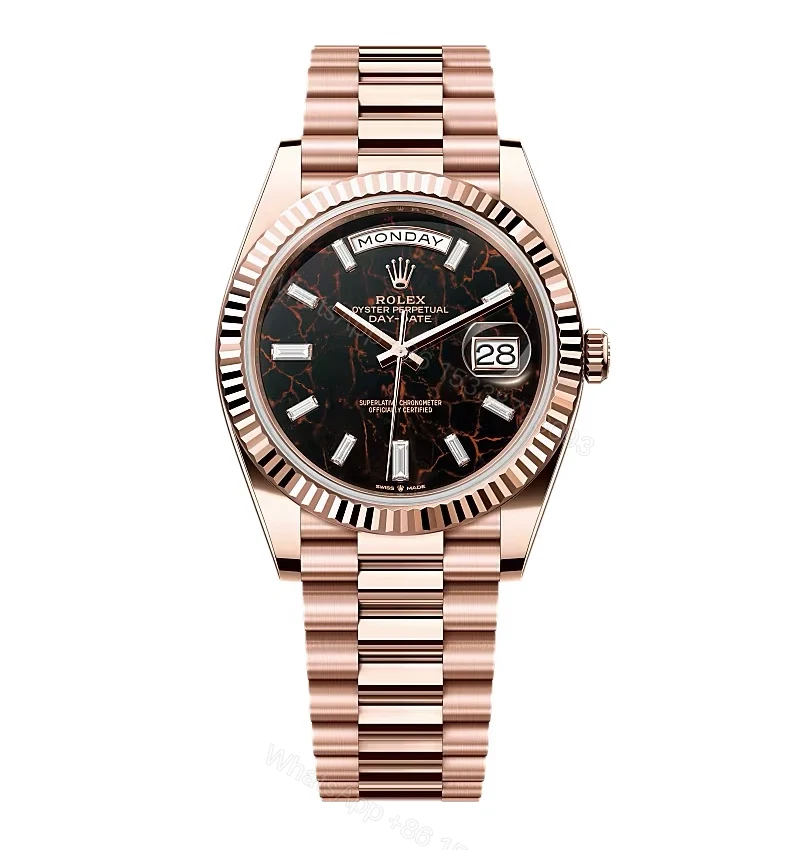 Superclone Rolex Day-Date Eisenkiesel Diamond Dial 228235-0045 40 mm — view 1
