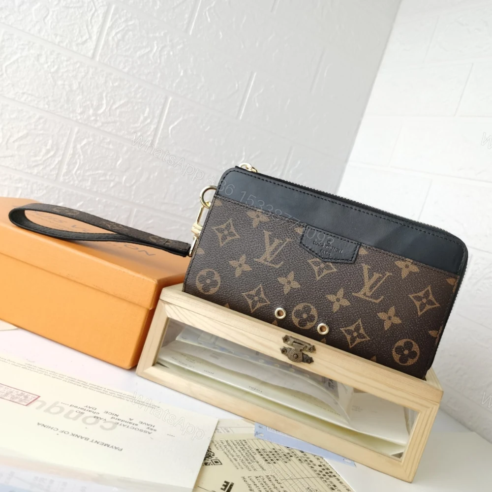 View 2 of Louis Vuitton Zippy Dragonne Wallet Brown 19Cm M69407