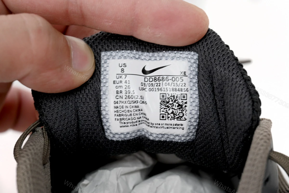 View 9 of Nike Air Winflo 9 Black And White Brown DD8686-005