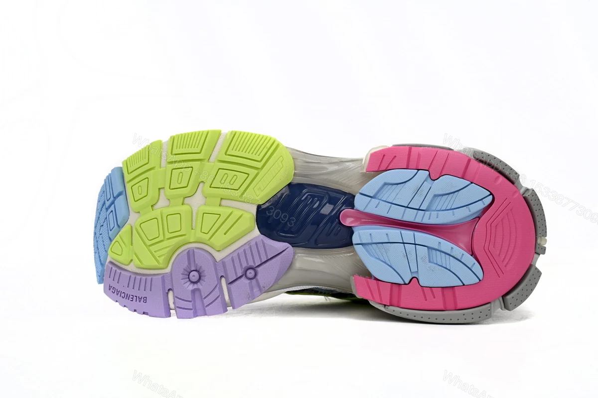 View 3 of Balenciaga Runner White Yellow Purple 677402 W3RH5 0308