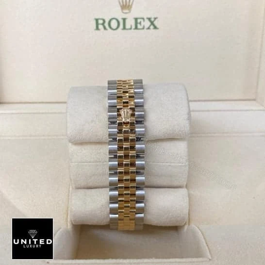View 8 of Rolex Datejust 16233 Steel Gold Mother of Pearl Replica