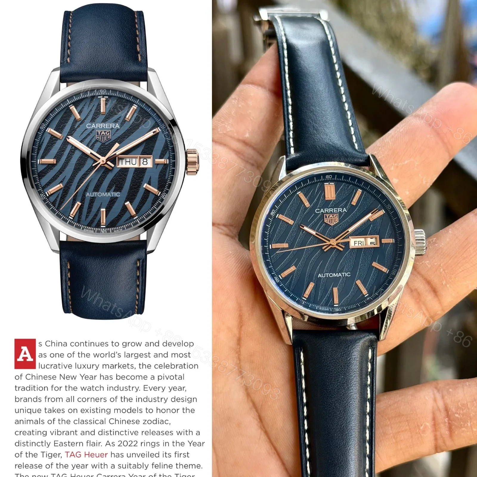 View 3 of TAG Heuer Carrera Automatic “Year of the Tiger”