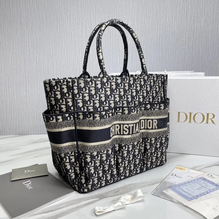 View 4 of Iconic Dior Monogram Tote: Luxe Everyday Briefcase Style