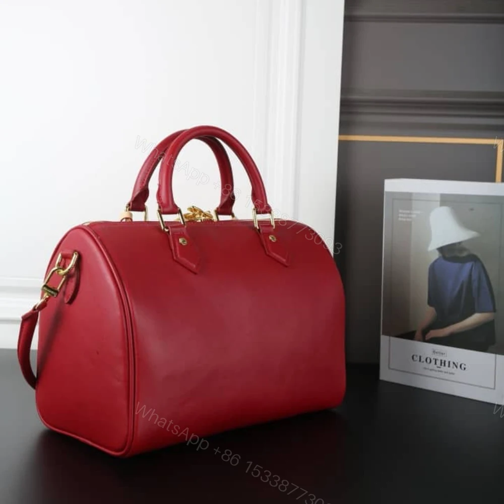 View 4 of Louis Vuitton Speedy Soft 30 Plum 30Cm M25766