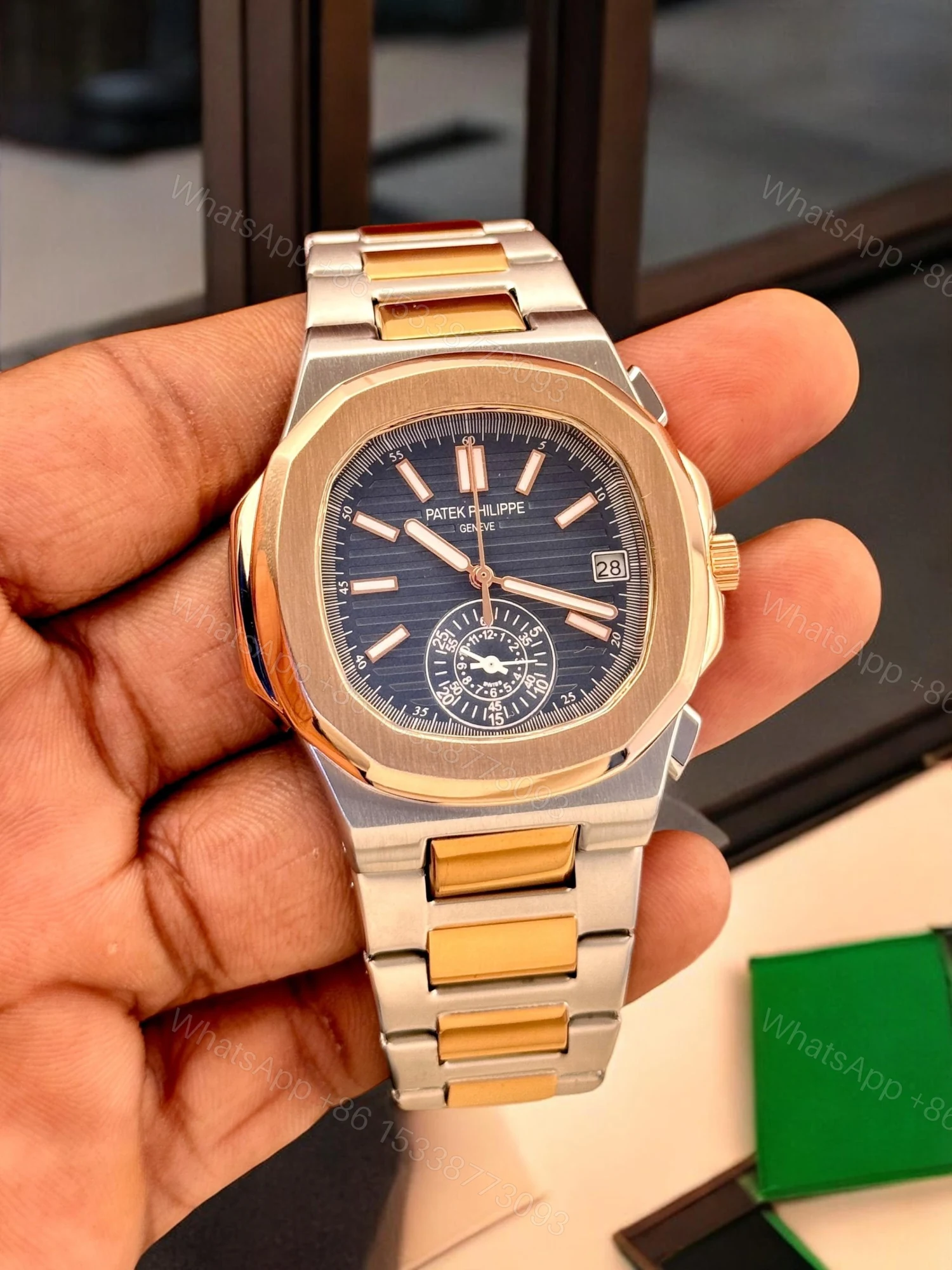 View 2 of FIRST COPY PATEK PHILIPPE BRANDED WATCH