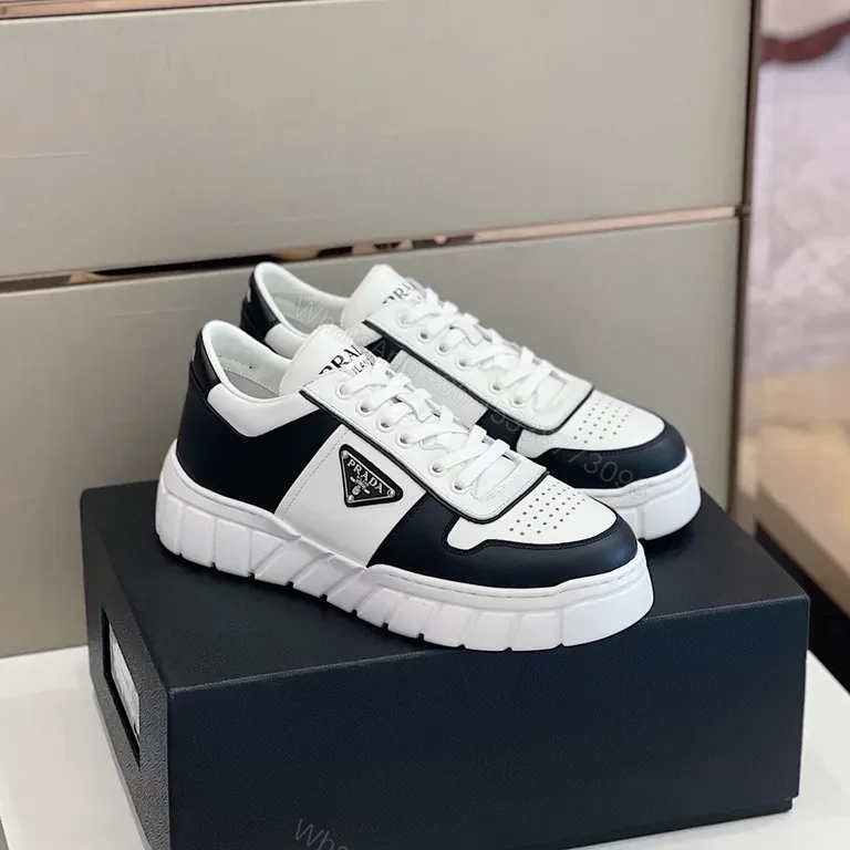View 8 of Bold Contrast Prada-Inspired Sneakers: All-Day Comfort
