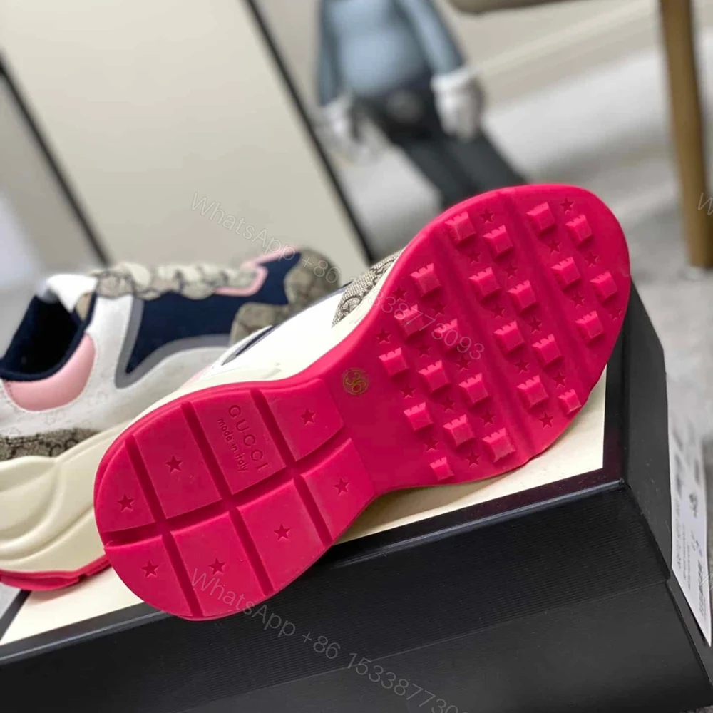View 7 of Gucci WMNS GG Rhyton Beige White Pink 620185 99WF0 4371