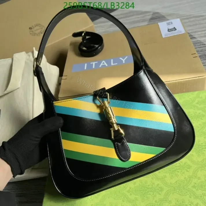 View 2 of Gucci Black Jackie 1961 Shoulder Bag LB32848 – Mirror Finish 1:1