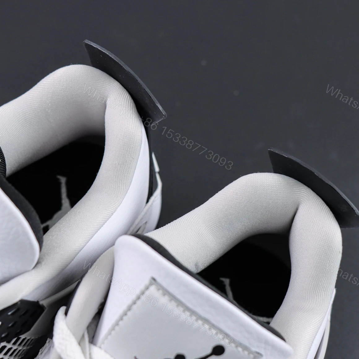 View 4 of Air Jordan 4 Retro Military Black Reps