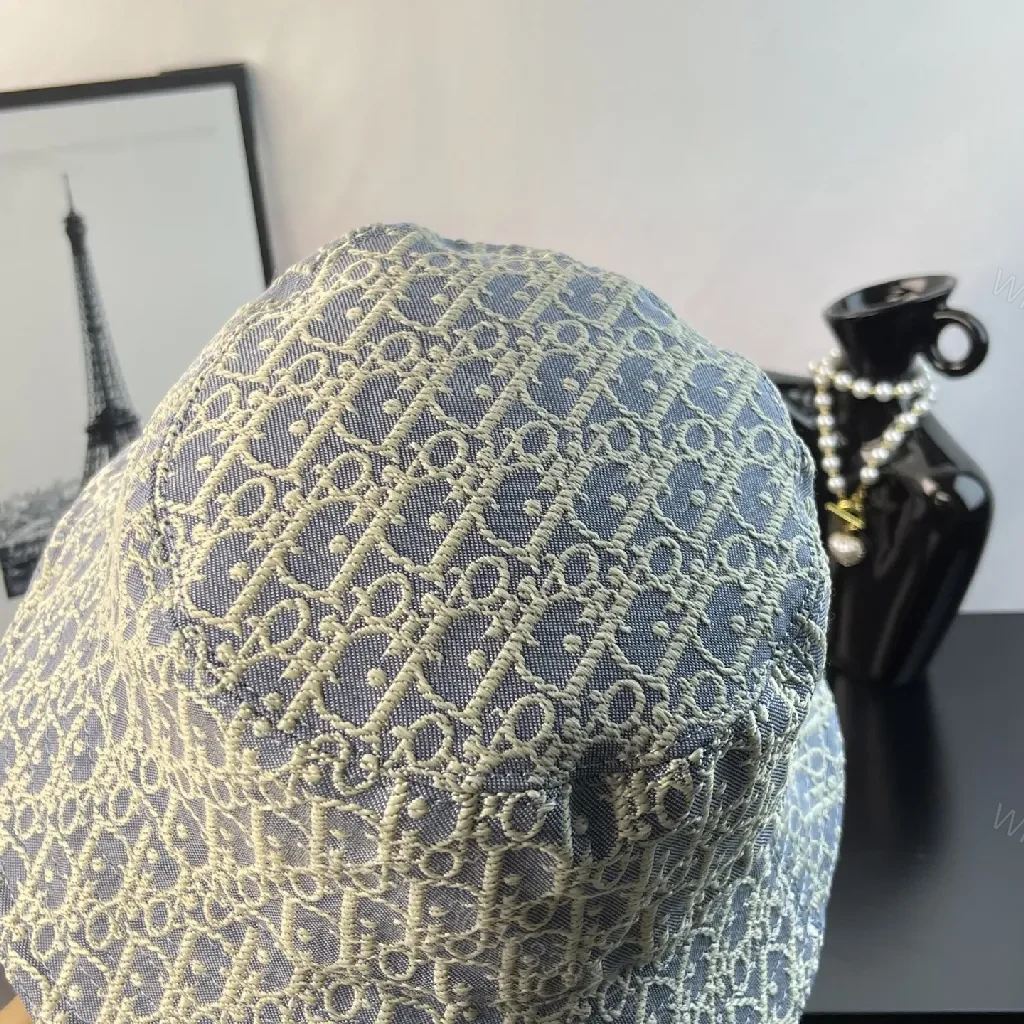 View 2 of Chic Jacquard Patterned Bucket Hat - Luxe, Lightweight, Unisex