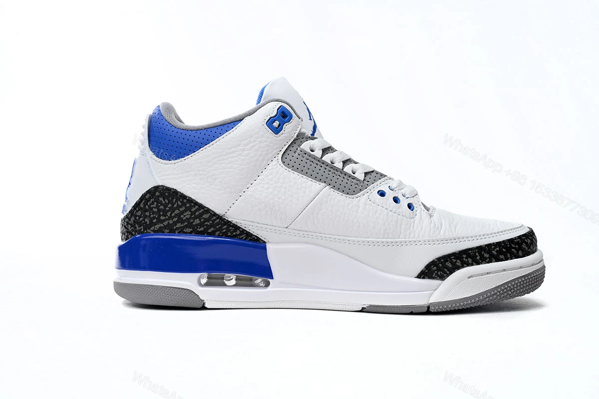View 2 of (GET)Air Jordan 3 Retro Racer Blue CT8532-145