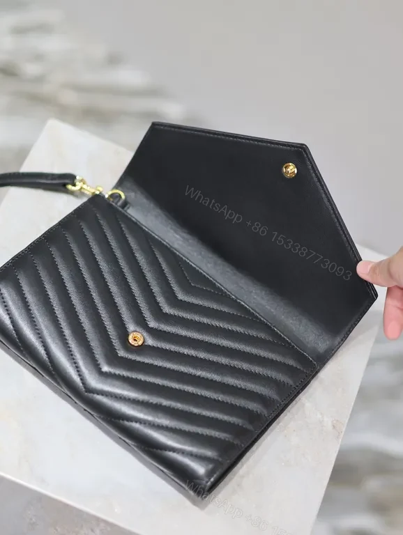 View 4 of Chic Quilted YSL Wallet on Chain â€“ Compact Luxury Bag