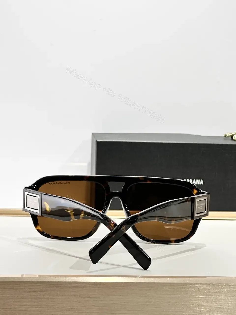 View 9 of Bold Acetate Sunglasses: Large-Frame Luxury UV Protection