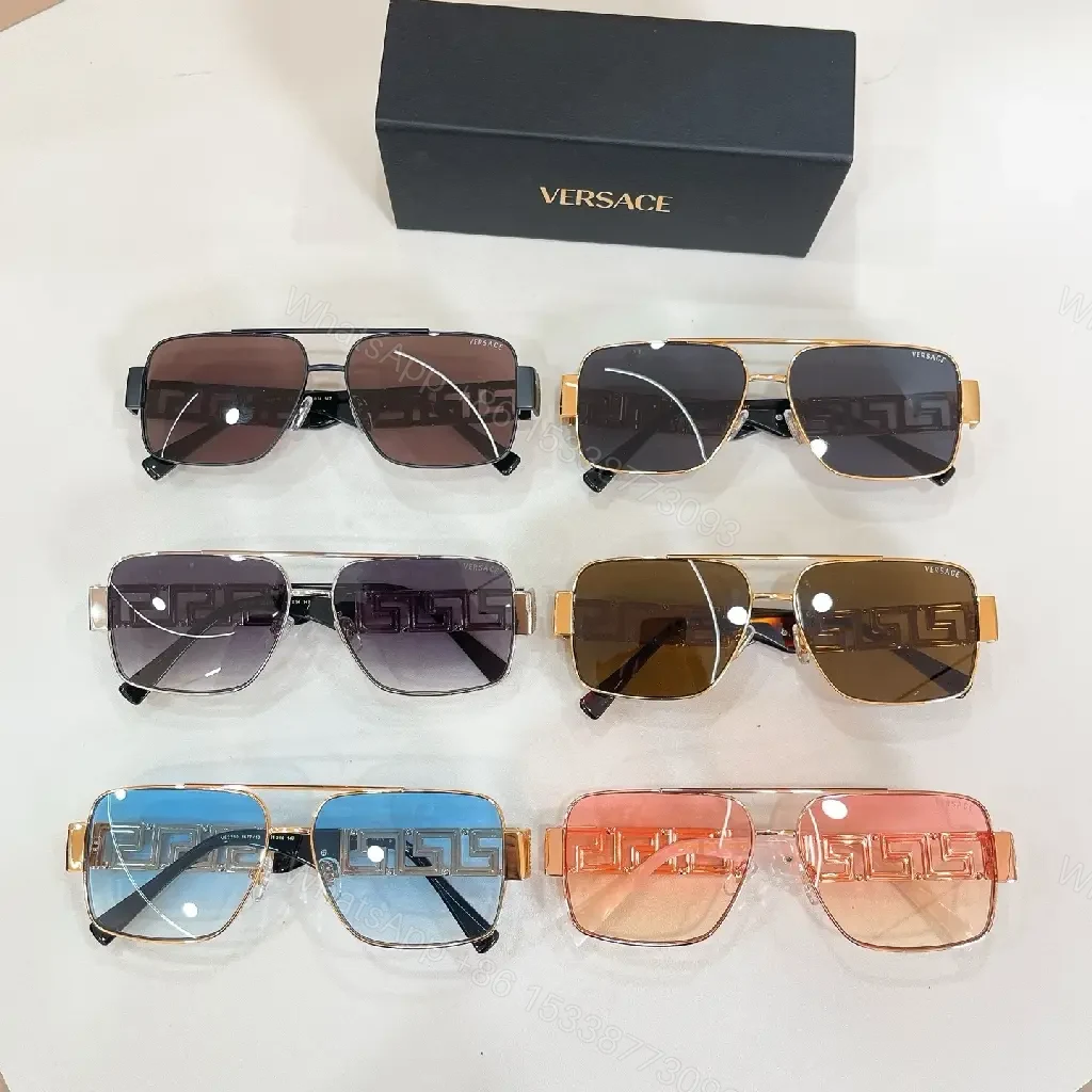 View 7 of Bold Pilot Sunglasses: Brown Lens, Slim Metal Frame
