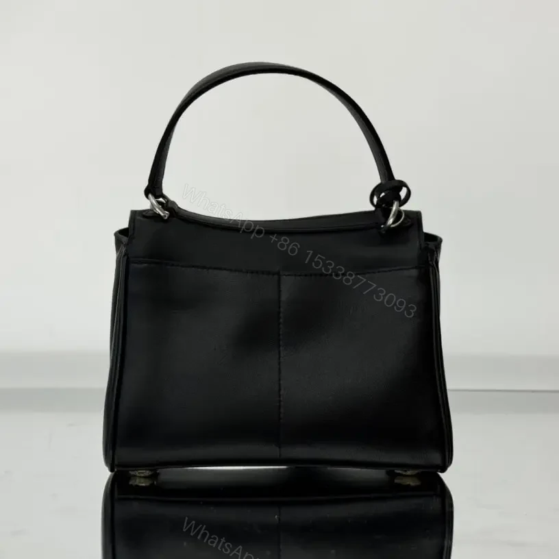 View 2 of 高仿Balenciaga*Rodeo系列7U1000小牛皮手袋黑銀Mini免檢版