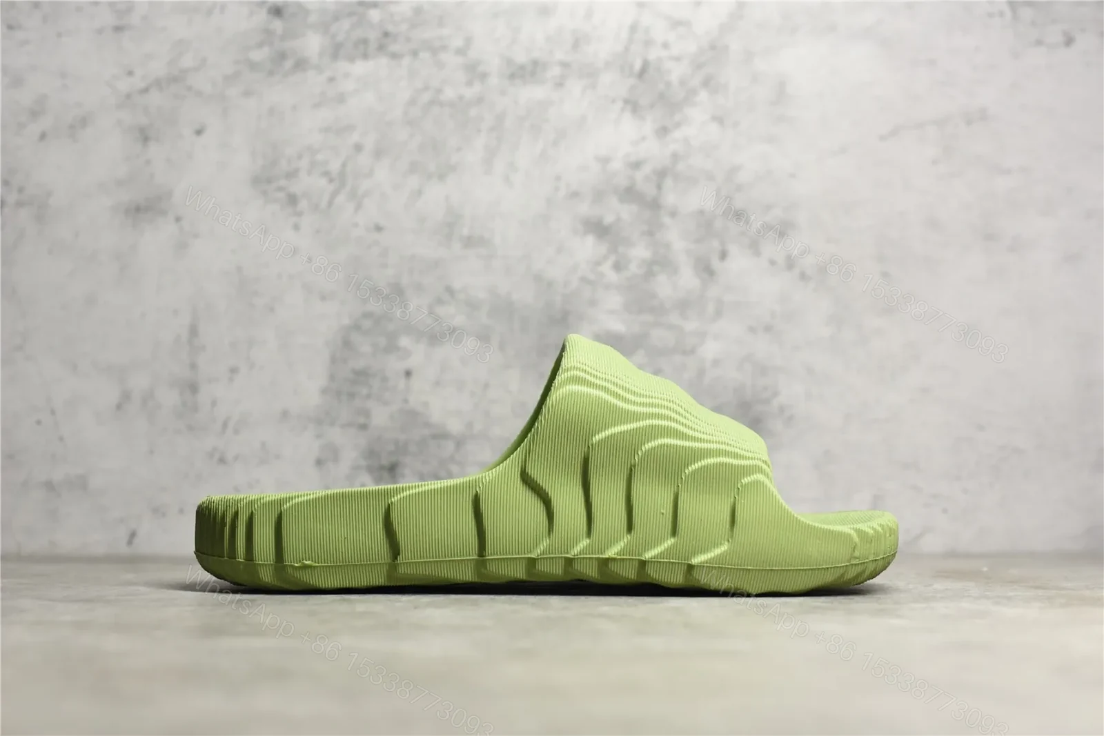 View 3 of UA originals adilette Green