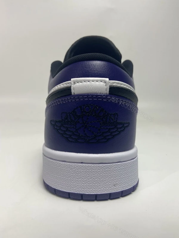 View 3 of Air Jordan 1 Low Court Purple 553558-500