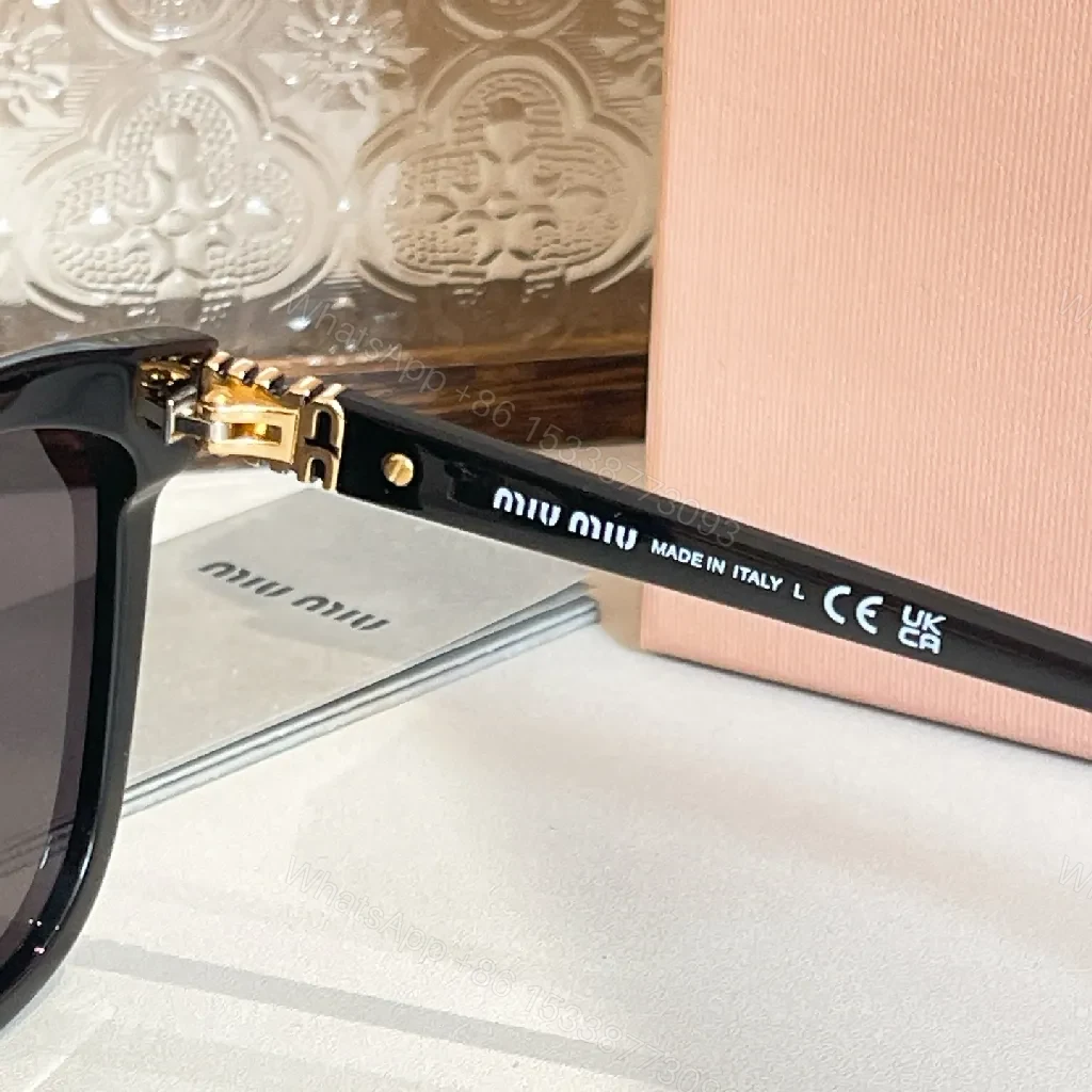 View 5 of Chic Tortoise Sunglasses â€“ Premium Acetate, UV400, Miu Miu