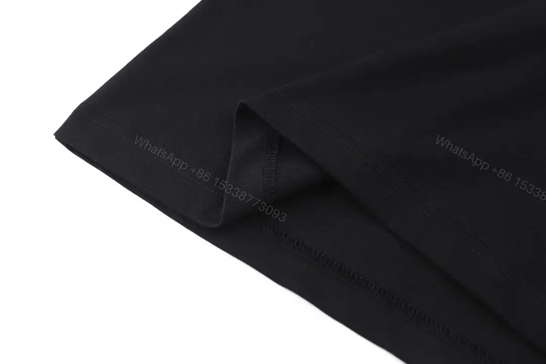 View 7 of Bold Logo Tee: Premium Cotton, Minimalist Black, Subtle Branding