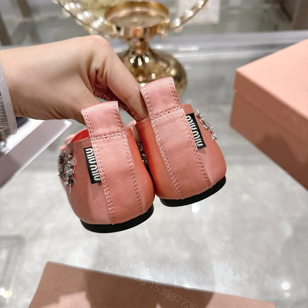 View 8 of MIUMIU Satin ballerinas