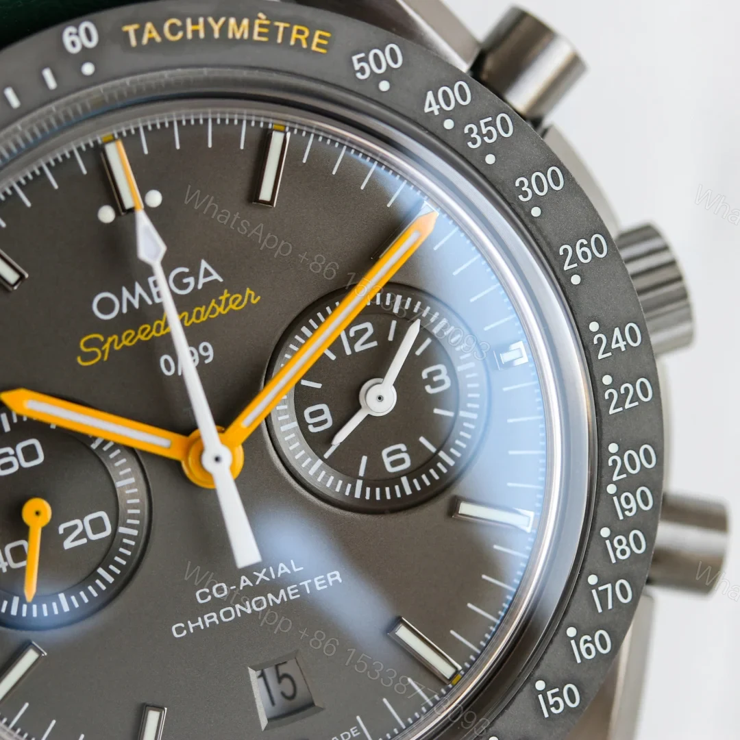 View 3 of Omega Speedmaster Dark Side of the Moon Chronograph 44mm Black Ceramic Nylon Strap Automatic Watch OMG-SPD-DARKSIDE-44MM-BLACK-CERAMIC-NYLON-AUTO